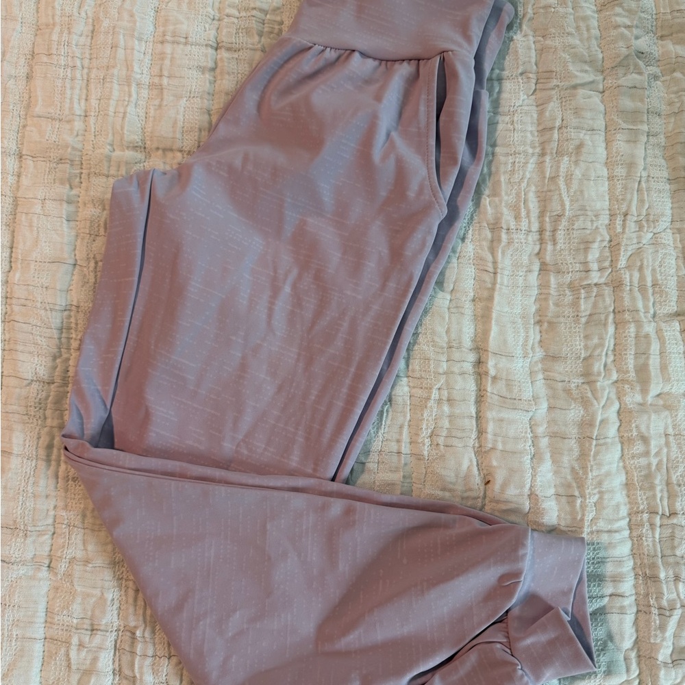 ZYIA Girls Lavender Mauve Jogger Sweatpants